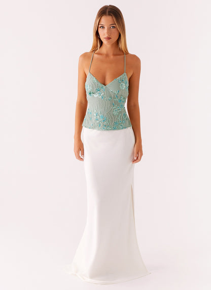 Tiana Sequin Ibiza Top Pink